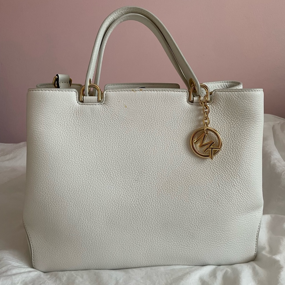 Michael Kors White Handbag